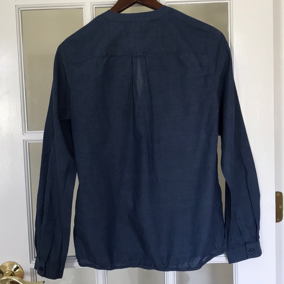 LOFT Ruffle-Neck Blouse - Picture 6 of 8